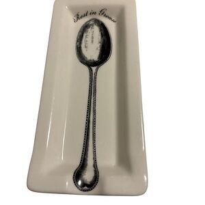 Fishs Eddy Rest In Grease Spoon Rest